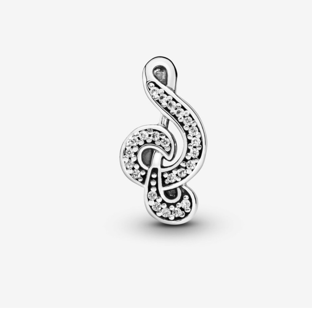 PANDORA Treble Clef Music Charm